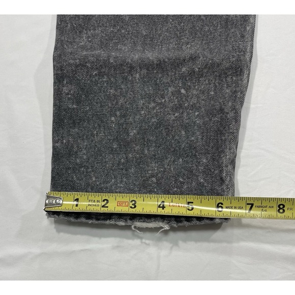 Vintage Falls Creek Dungarees Men's‎ 31 X 30 Black Acid Wash Jean Distressed Zip - Picture 7 of 11